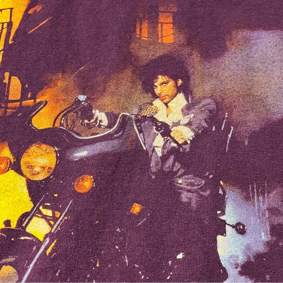 Mens Prince & The Revolution Purple Rain Short Sleeve 100% Cotton T-shirt 3XL - Picture 6 of 12